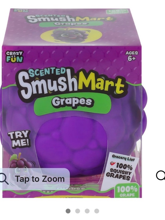 smushmart grape Other - Scented SmushMart Grapes - Purple